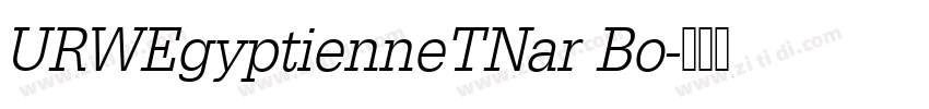 URWEgyptienneTNar Bo字体转换